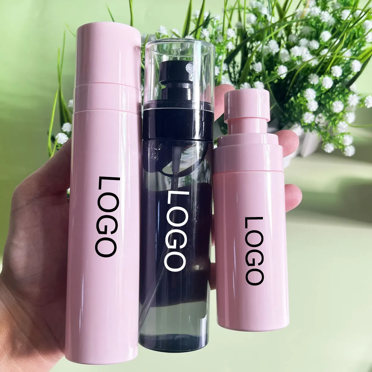 Wholesale Face Makeup Setting Spray pink Packaging Waterproof Good Smell Private Label Setting Spray