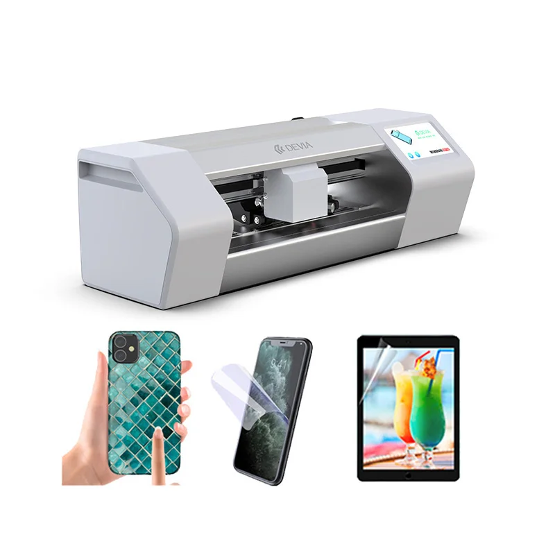 

Devia New top all Coverage tpu nano Mobile Film Protective Lamination Cutter Machine for cellphone, White