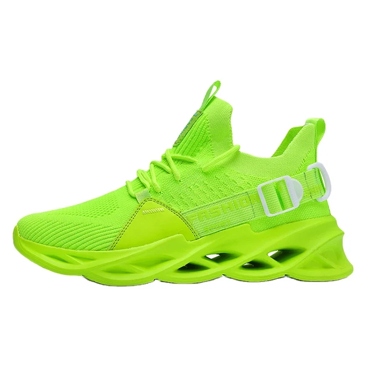

Men's Sports Shoes Fashion Breathable Student Sneakers In Men's Running Shoes, White, yellow, black, green, orange, light green