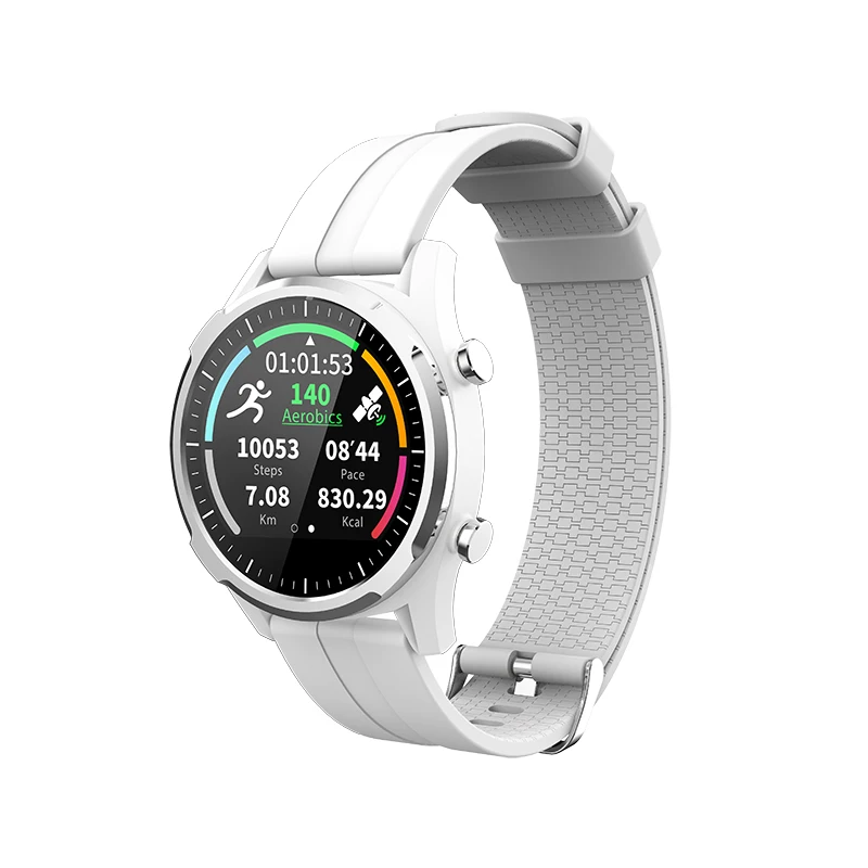 

Color Screen Bulit-in gps smart watch with heart rate monitor, Black, blue,grey