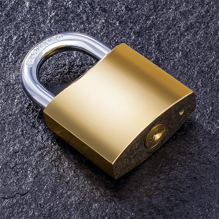 
High quality Sample available Pad lock Safety Mirror face Brass Padlock 
