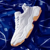 

New Breathable Custom Comfortable White Mens Shoes Casual Sport Running