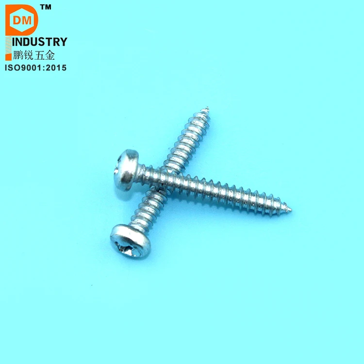 
DIN 7981 cross recessed pan head sef-tapping screws 