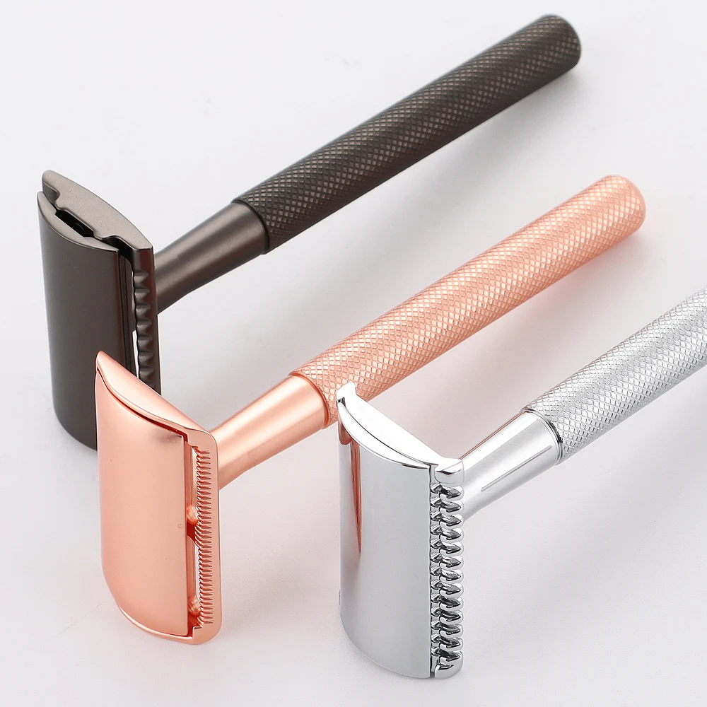 

Ready to ship Mens Womens Safety Razor Matte Rose Gold Shaving Razor