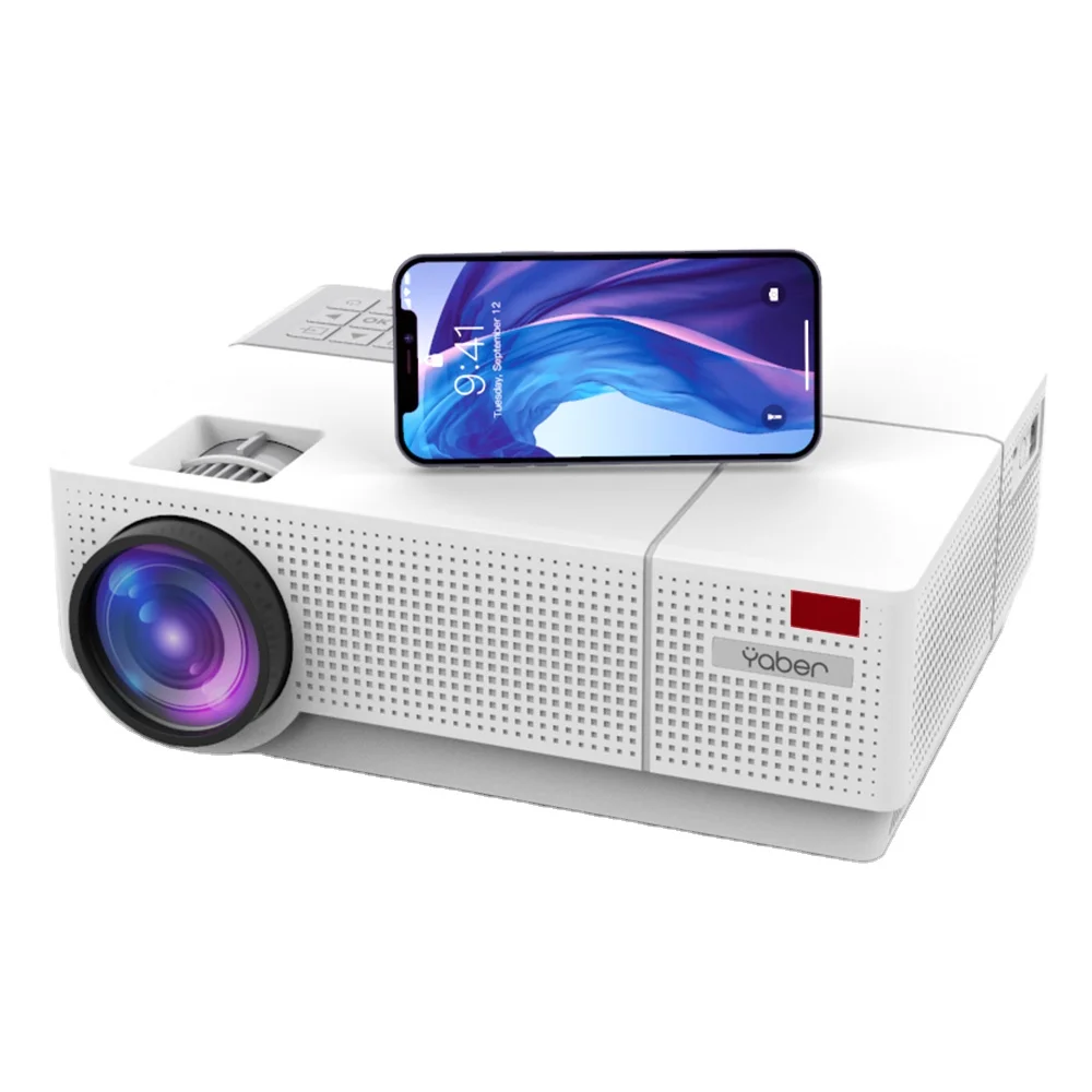 

Yaber Y31 Digital Projectors HiFi Stereo Sound Double-sided Cooling System Native HD 1920*1080P 8000L 10000:1 Movie Projectors