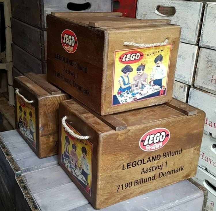 Nieuwe Lego Houten Opbergdoos Vintage Stijl Speelgoed Borst on m.alibaba.com