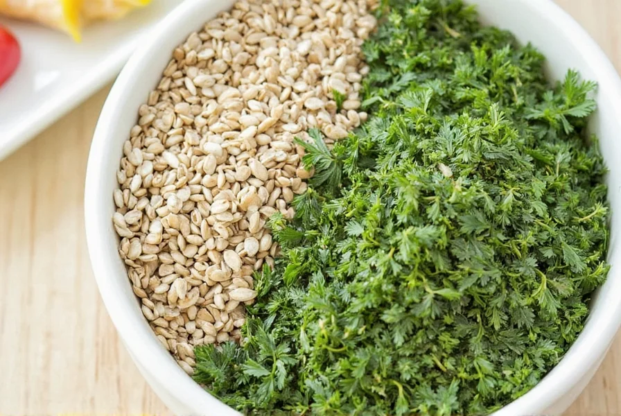Close-up of fennel seeds