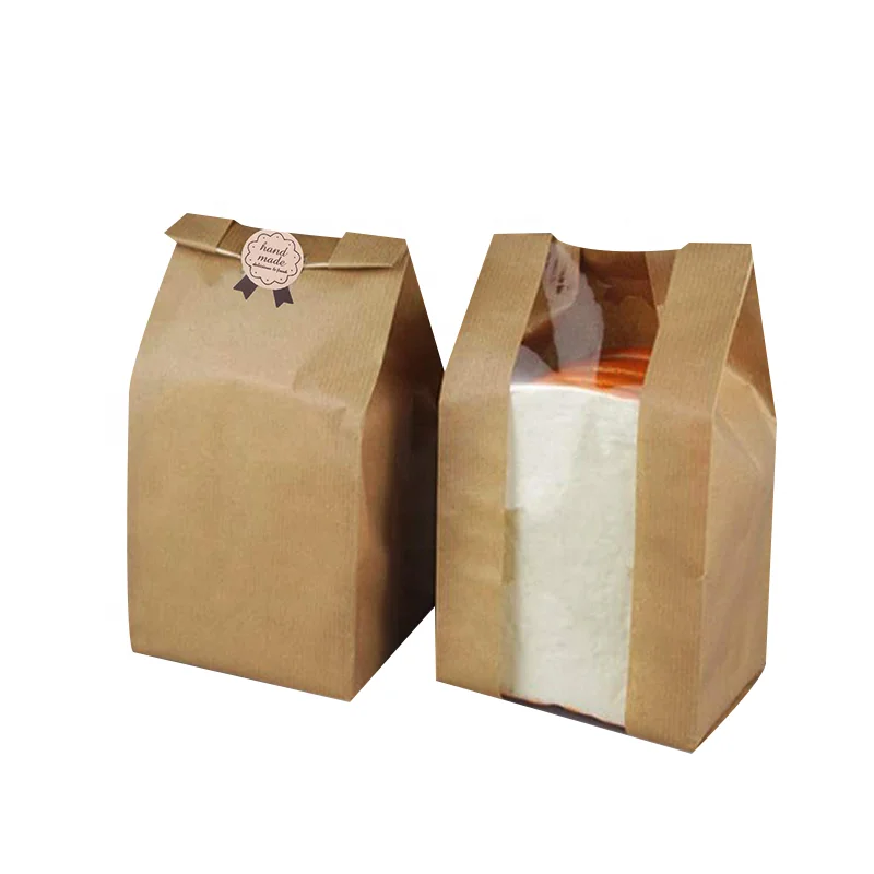 

Own Logo Flower Bouquet White Shopping Food With Your Own Logo Kraft Paper Brown Paper Bag