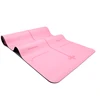 Independent foaming workshop 100% quality control gym exercise yoga mat PU natural rubber non slip yoga mat