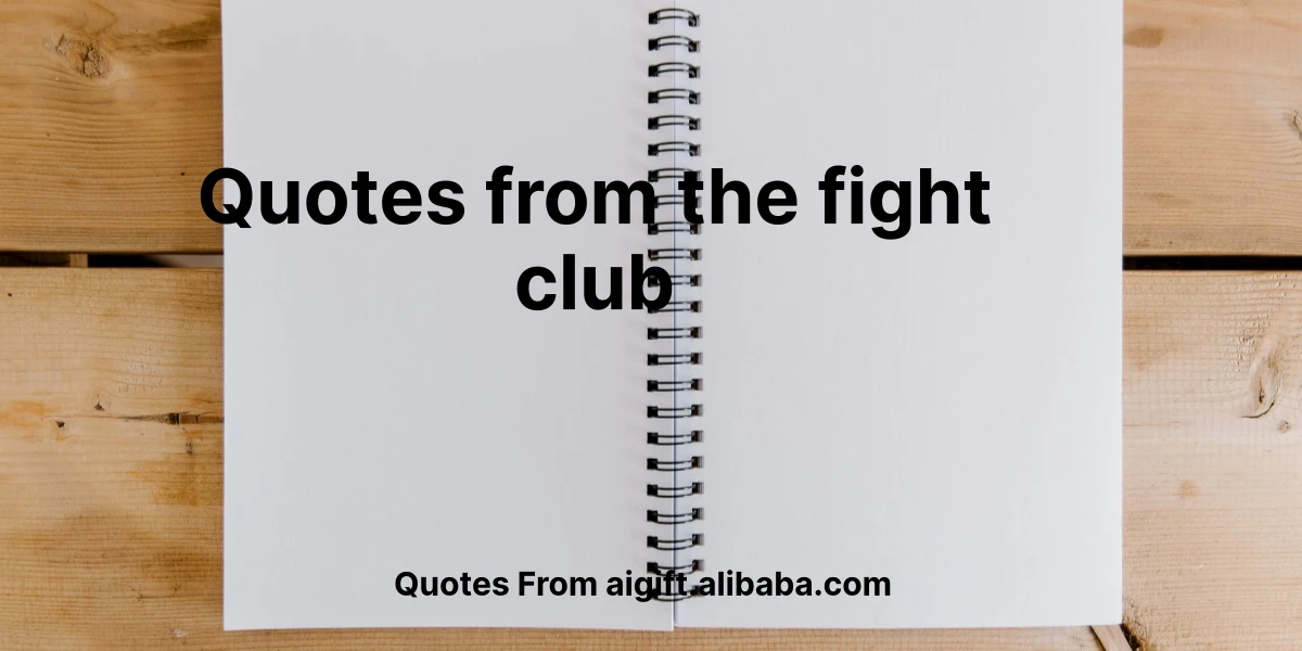 quotes from the fight club