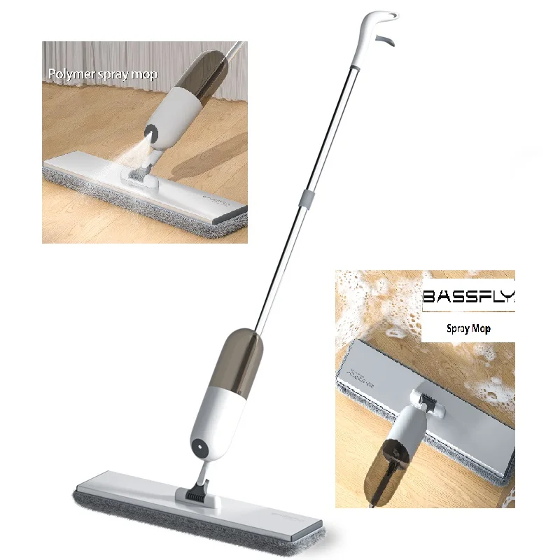 Fashionable Microfiber Flat Mop Head Aluminum Handle Eco-Friendly Reusable Multi-functional Strong Cleaning Capacity Mop