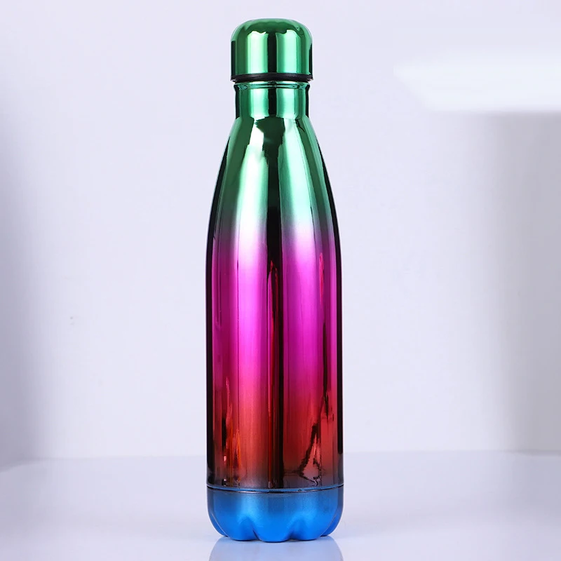 

Free custom logo insulated storage digital wine bottles stainless steel bowling cup for children with firm lid and strap