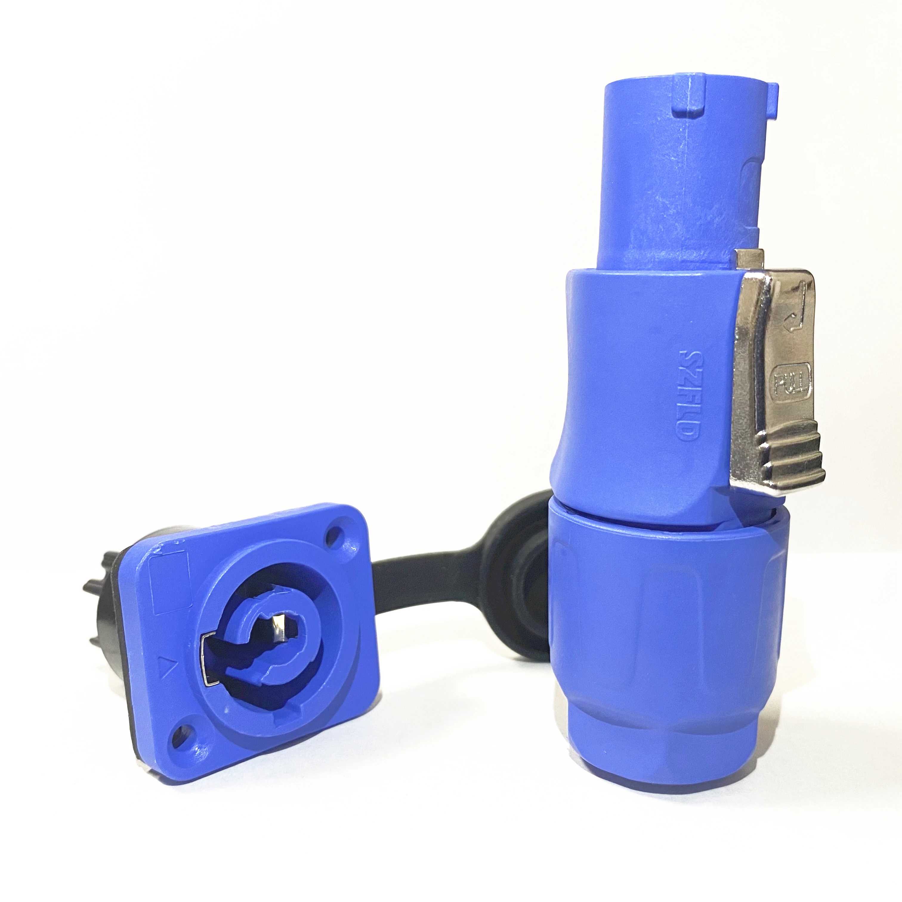 

SZFLD New Version CE Approved Power Powercon Connector Blue Waterproof