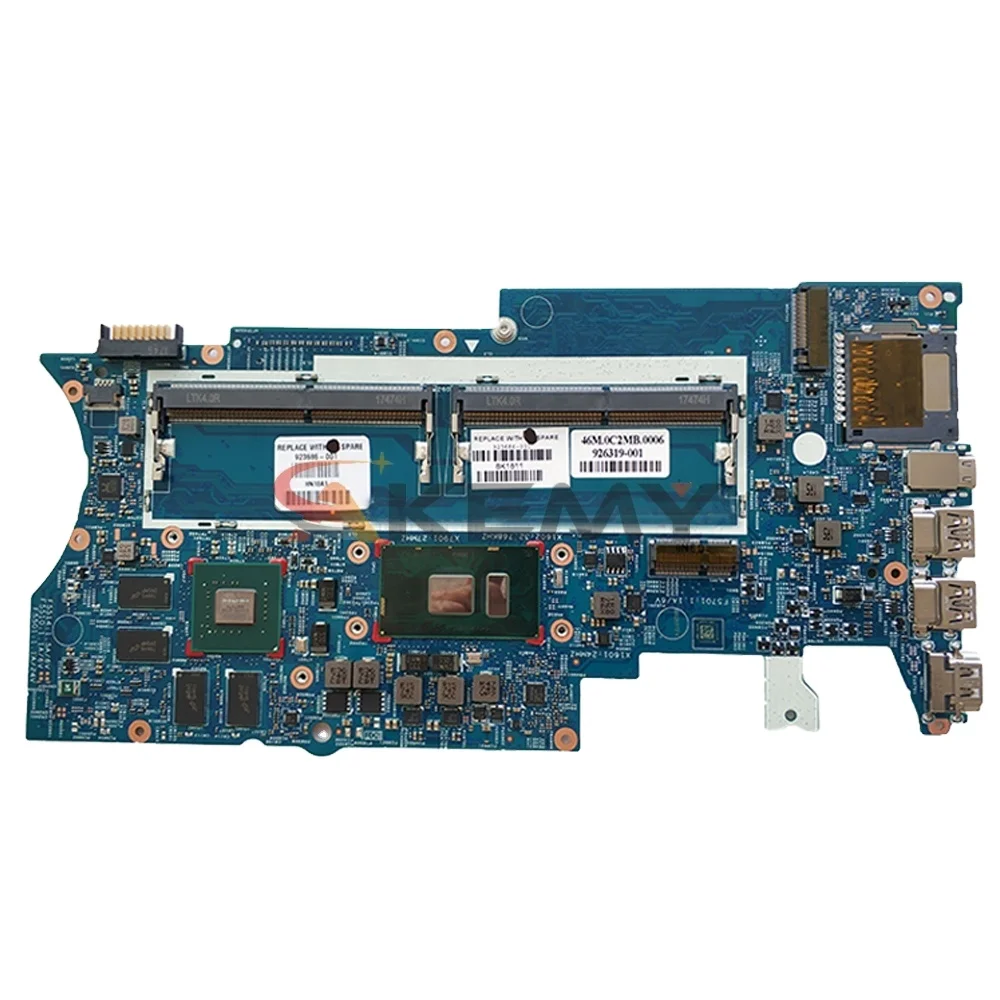 

main board PAVILION X360 14-BA SERIES Laptop Motherboard 939381-601 With i5-8250u CPU 940MX 2G GPU DDR4 mainboard For HP