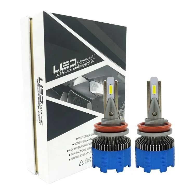 Best quality car auto universal accessories round small high lumen 12v 9005 9012 h4 h7 h11 led headlight light bulbs