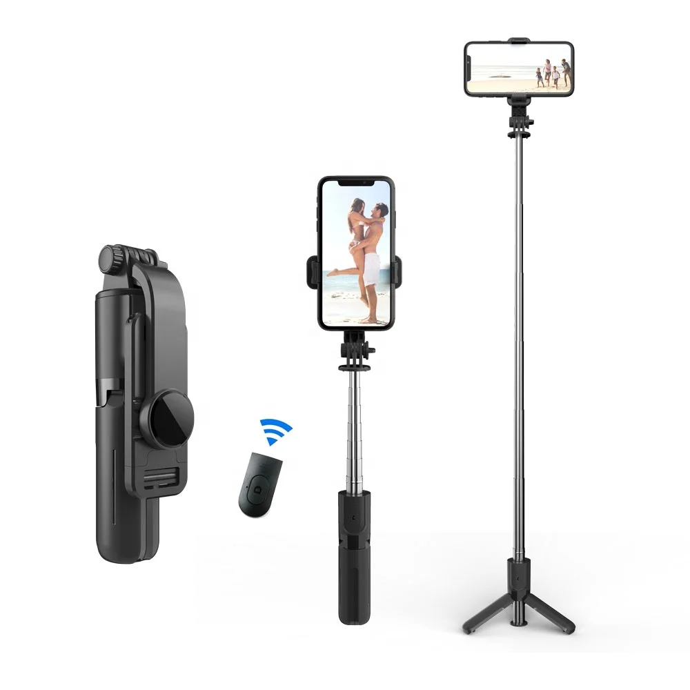 

Mini Pocket Wireless Selfie Stick Bluetooths Tripod 3 in 1 with Remote Control for Smartphone, White\black