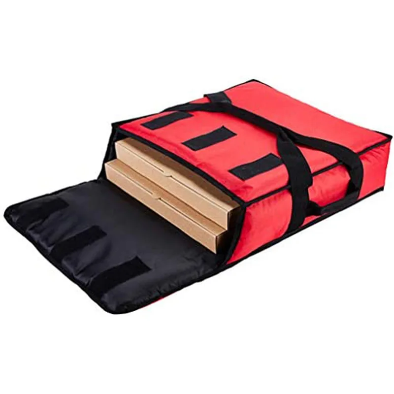 

Classic Design Reusable Pizza Box Insulated Red Pizza Food Delivery Bag, Yellow