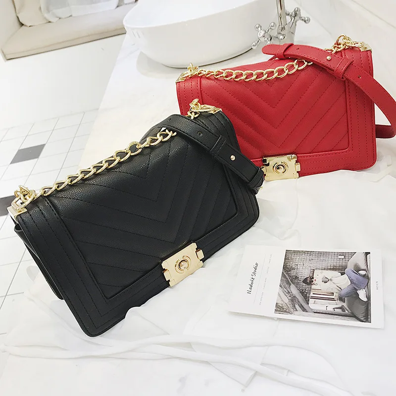 

Wholesale Fashion Ladies Luxury Handbags Chain Hand Bags For Women Purses