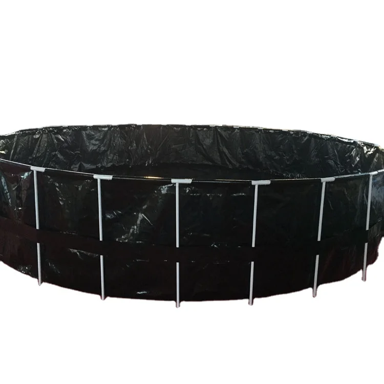 

Reevoo foldable fish ponds folding fish farm breeding round tank with frame