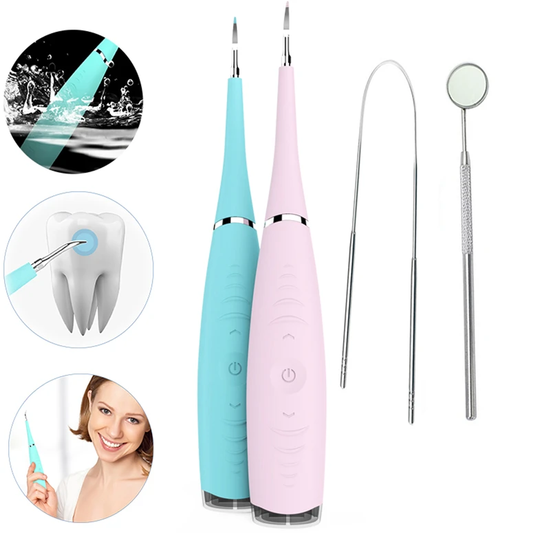 

YJK-015A Amazon Top Seller Ultrasonic Dental Scaler Tooth Cleaner Electric Teeth Cleaner, Blue/pink