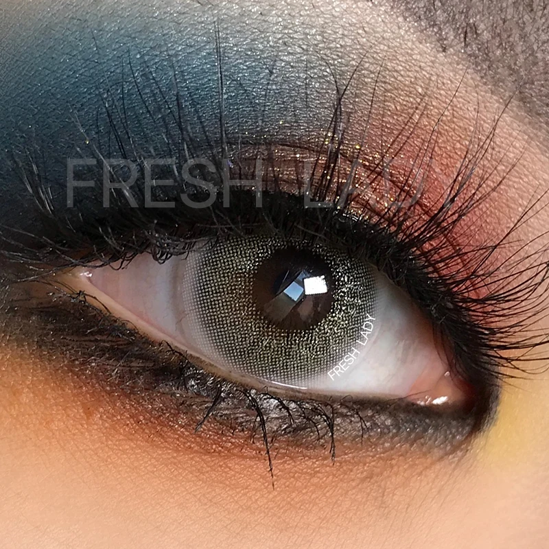 

Fresh lady sparkle collection glittering color contact lenses