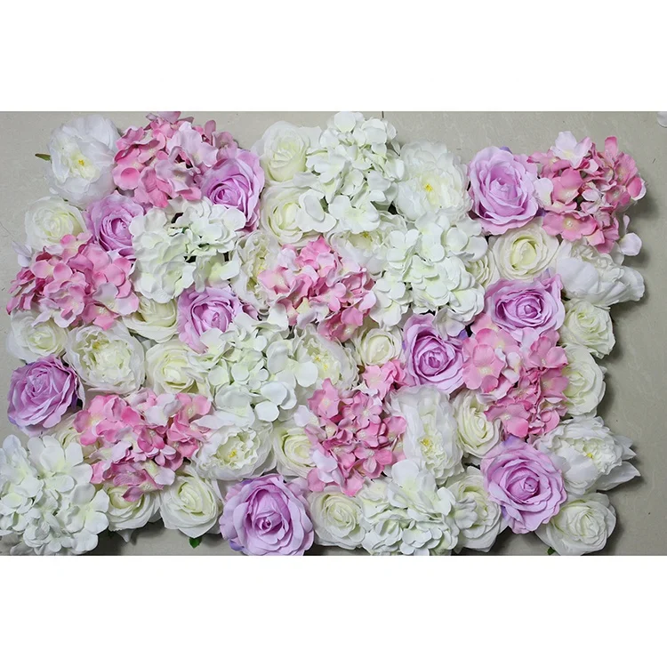 

SPR The modern style of artificial flower wall wedding, White with green