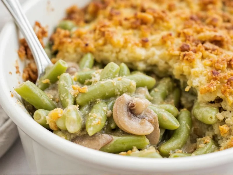 Make Green Bean Casserole Without Cream of Mushroom Soup
