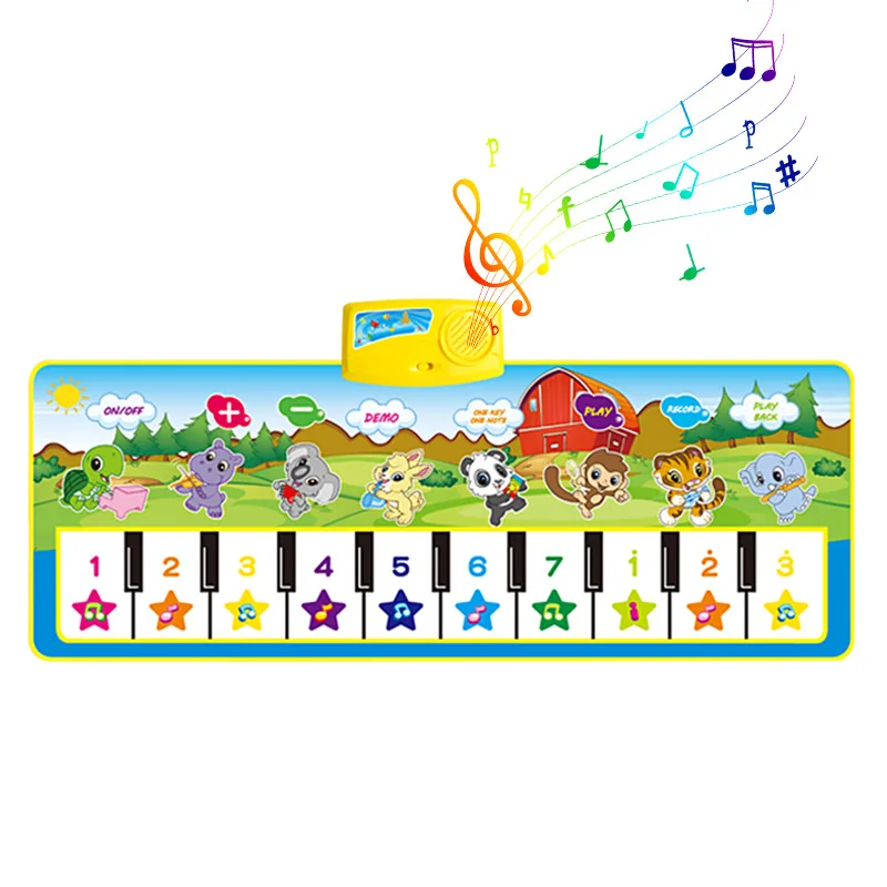 

Baby Play Piano Mat Keyboard Musical Instrument Game Toy Carpet