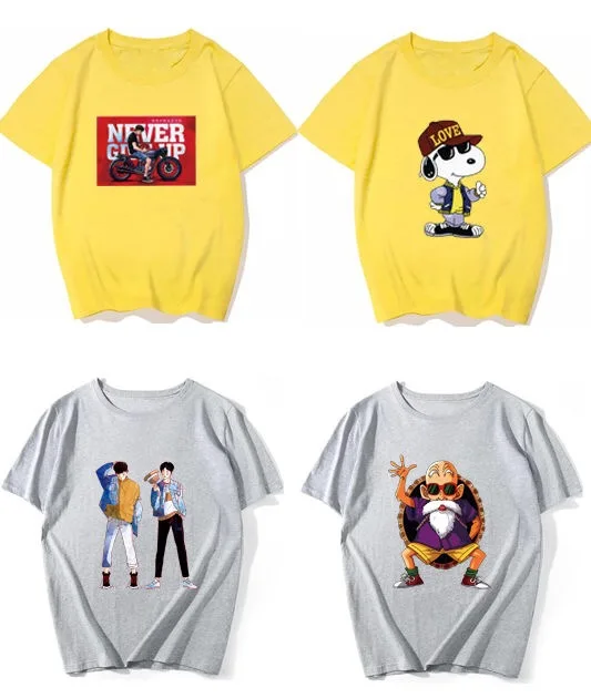 

2021 new factory wholesale digital T shirt 3D sublimation print men's T shirt slim loose men's short sleeve T shirt