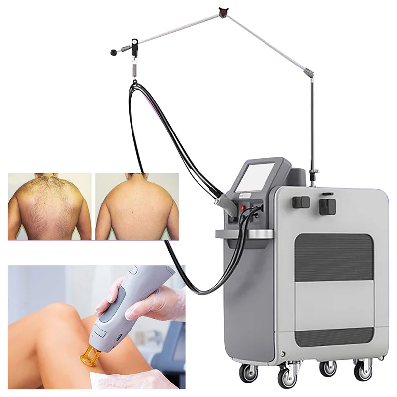 

Aesthetics diode laser 1064nm 755 808 long pulse nd yag Alexandrite Laser 755 q switch tattoo removal machine