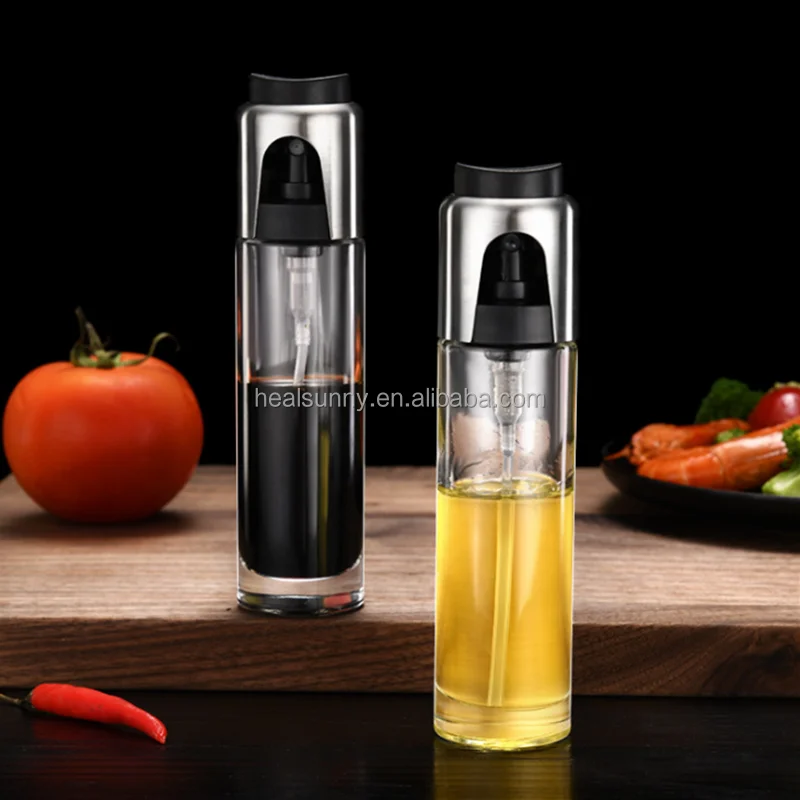 

Hot Sale BBQ Tool 100ml Oil Vinegar Dispenser Bottles for Essential oils With Spray for Cooking