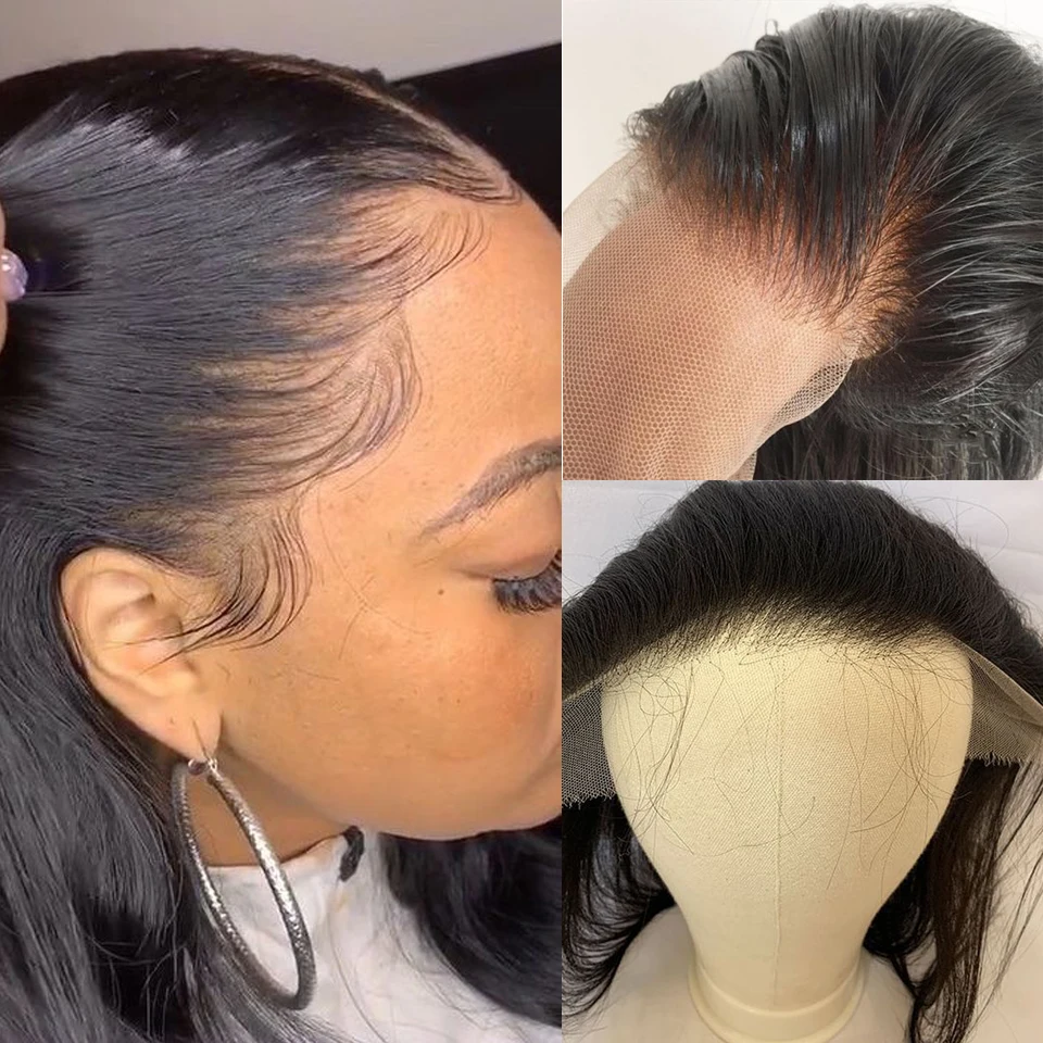 
JP Long Brazilian virgin hair wig transparent lace frontals wigs,HD transparent lace closure, lace closure human hair wigs 