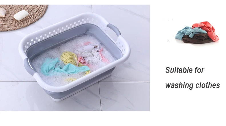 Eco-friendly Washing Clothes Container Portable Foldable Pop Up Plastic ...