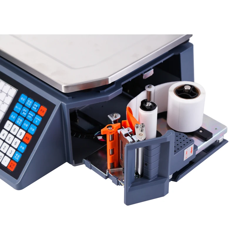 Weighing Scale with Printer - Efficient Barcode Labeling