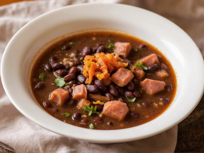 Classic Black Bean and Ham Soup Recipe: Hearty & Flavorful