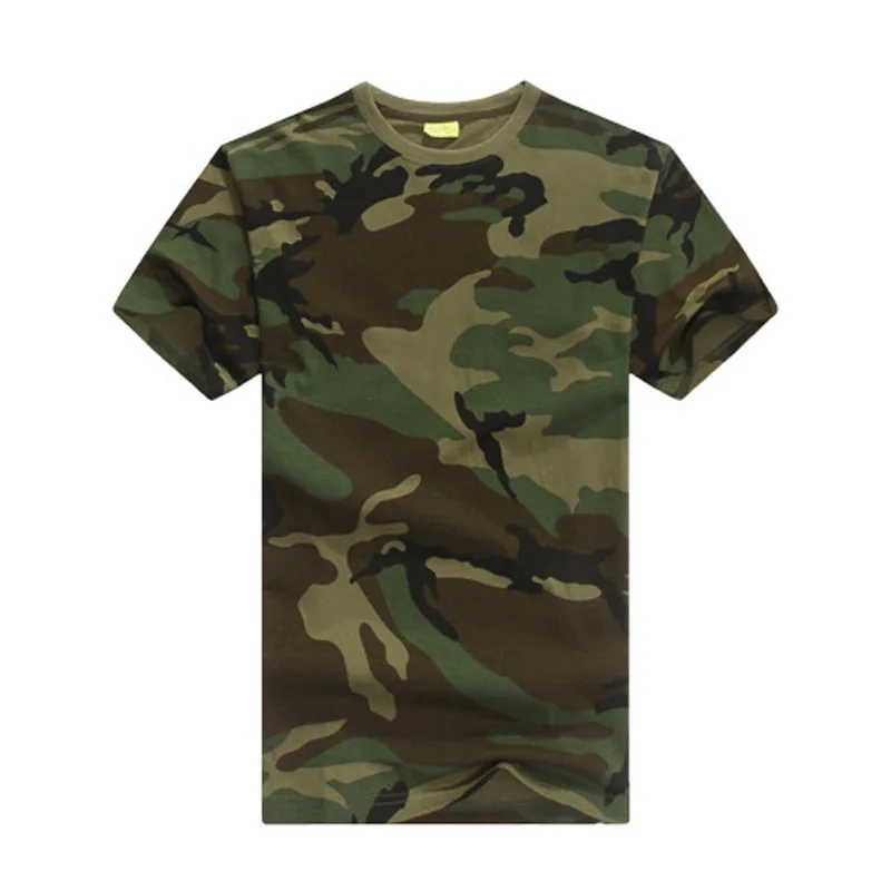 

Outdoor camouflage t-shirt men's summer short-sleeved quick-drying mesh breathable training clothes top T-shirt, Customized color