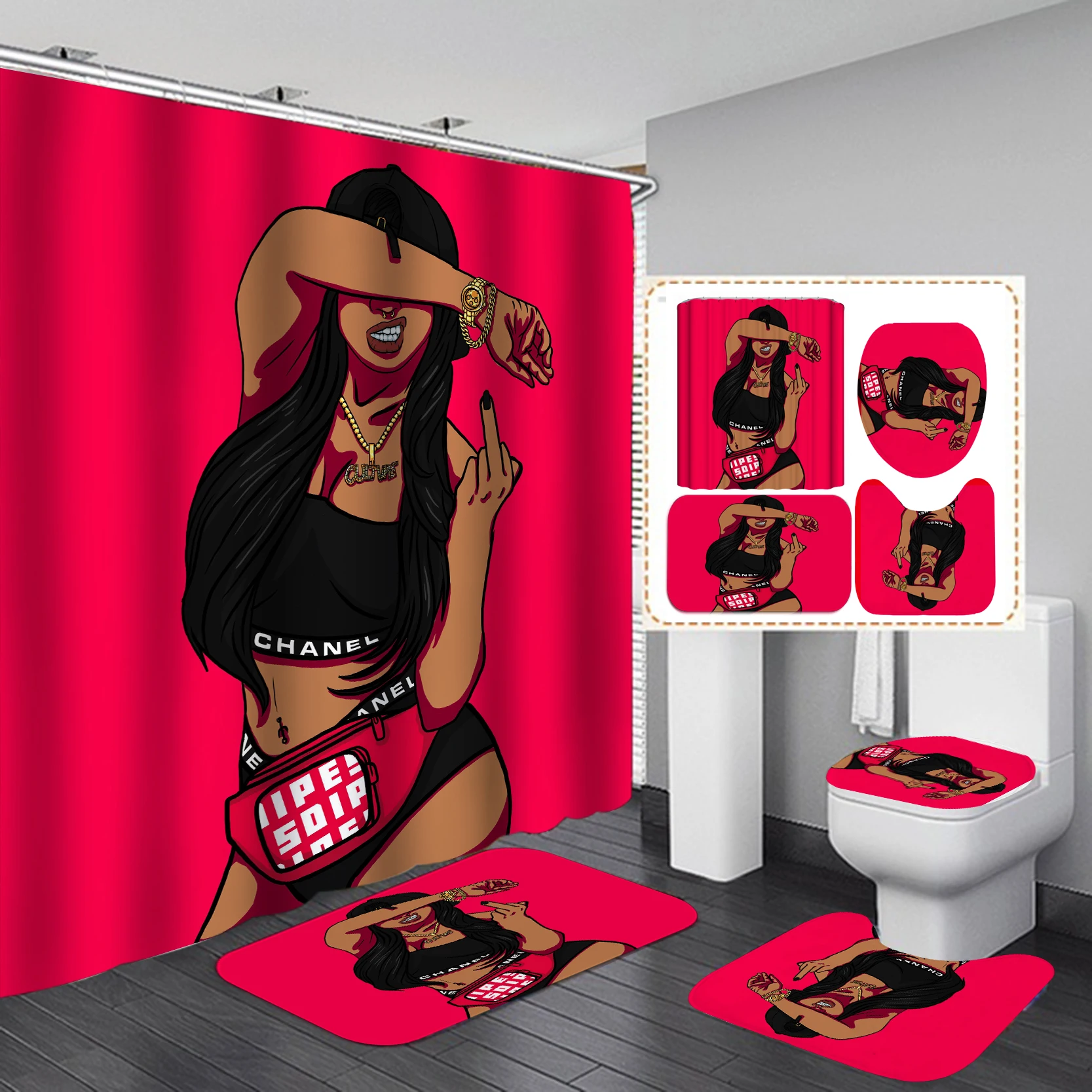 

african shower curtain set, bathroom sets with shower curtain and rugs
