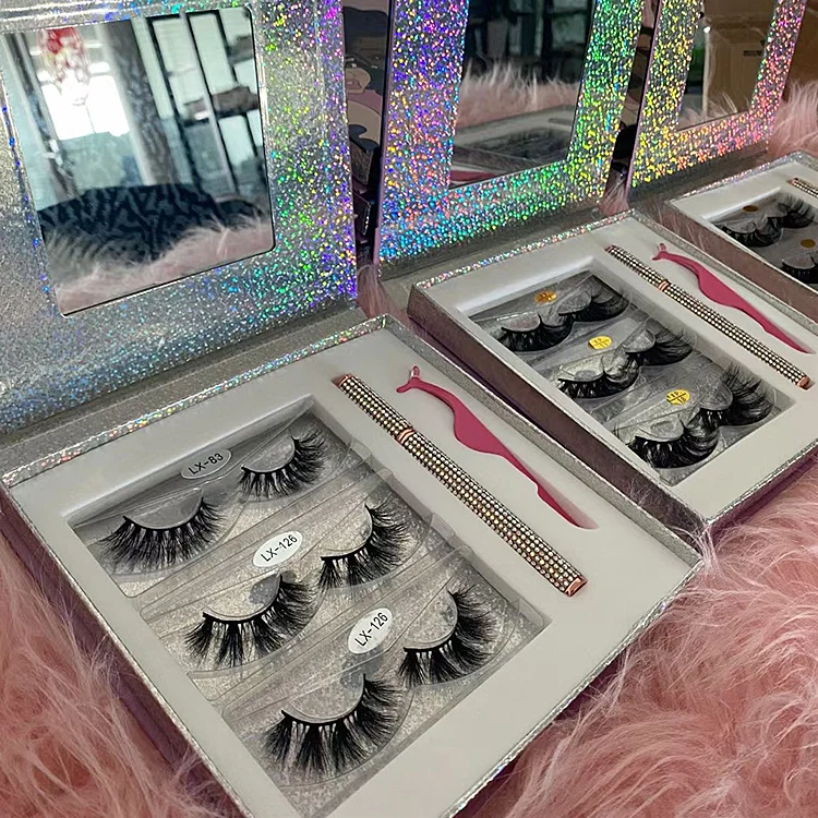 

Vendor supply thick fluffy mink eyelash premium vegan mink eyelash
