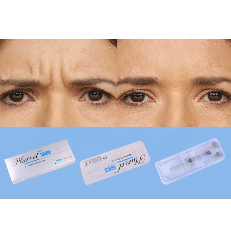 

factory Outlet pure hyaluronic acid dermal filler glabellar lines and forehead wrinkles injection filler