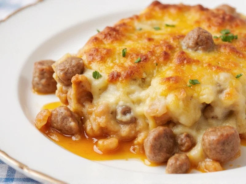 Perfect Sausage and Cream Cheese Casserole Recipe