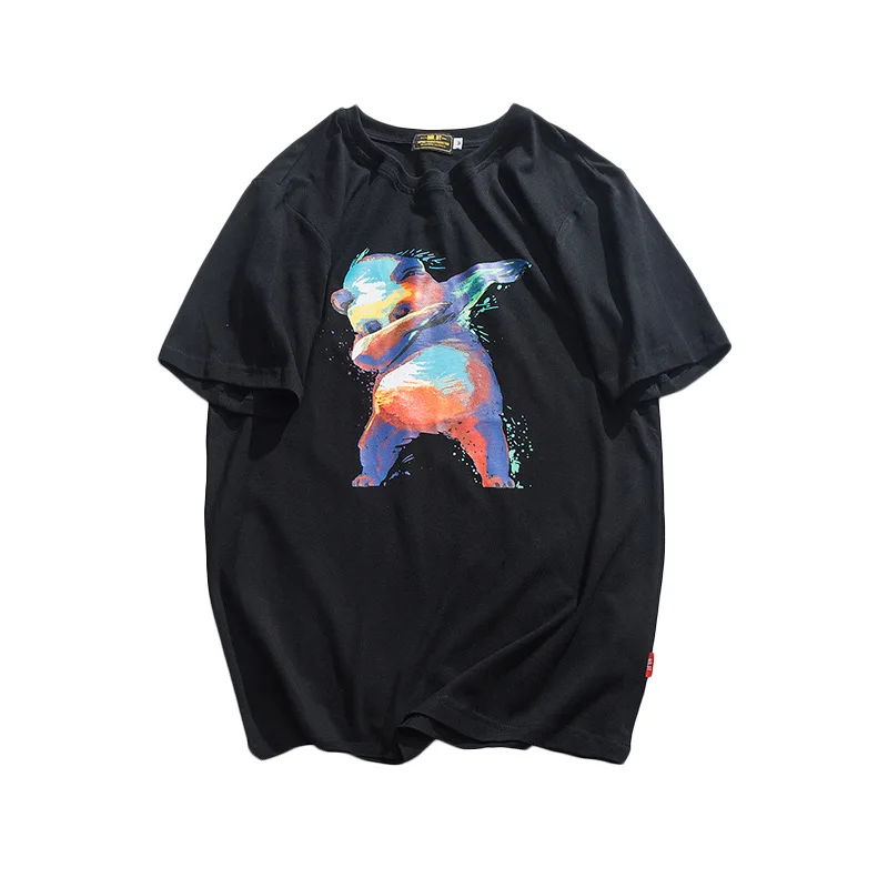 

High Quality Luxury Brand Black Polo Shirt Men Cotton 100% Rhinestones Graphics Teschio e shirt Skull T-Shirts