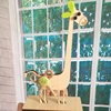 Wood Cute Giraffe Figurine Crafts Animal Furnishing Articles Home Decoration