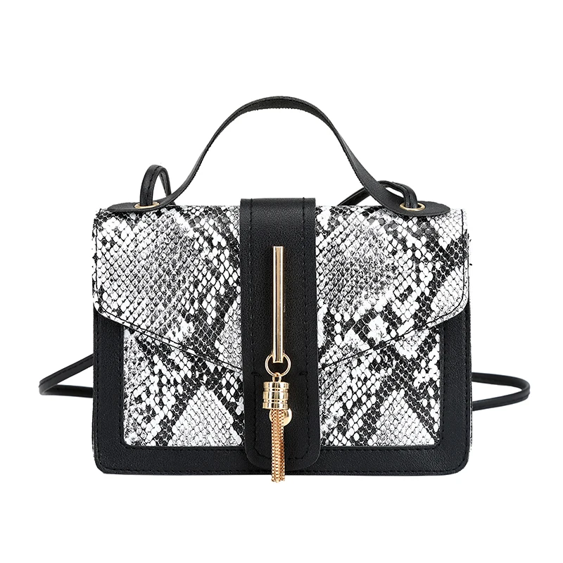 

Newest fashion lady PU Make up gifts backbag comestica bags dress PU snakeskin lady handbag shoulder bag