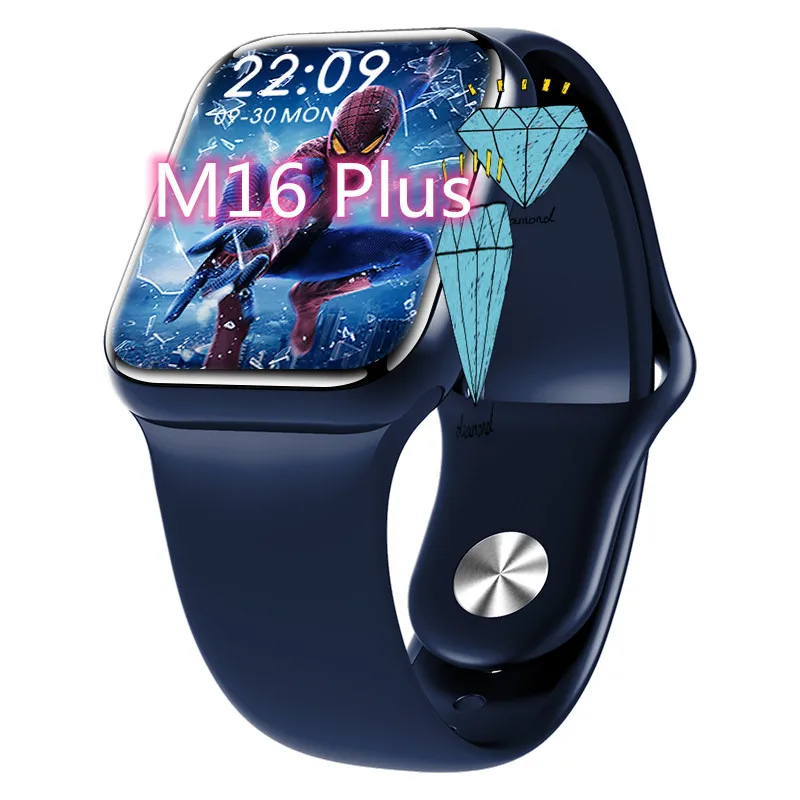 

Professional Body temperature monitoring smart watch Smartwatch M16 plus Series 6 Smart Fitness Wristband Heart Rate Monitor