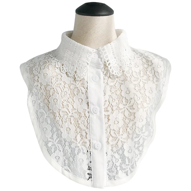 

Q847 Korean Women Stylish Detachable Half Shirt Blouse False Doll Collar Other Garment Accessories, 8 color