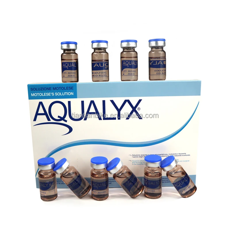 

top grade quality aqualyx fat dissolving 10*8ml injection aqualyx for body