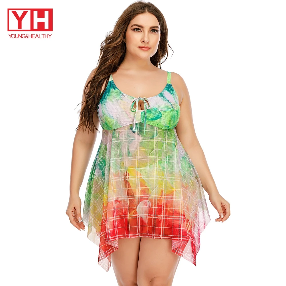 

Summer 2021 New Arrival Fashion Women Plus Size Bikini Swimsuit Swimwear