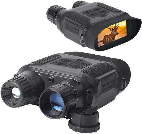 

Hunting Scopes Binoculars Telescope 2- 7X Zoom Focus Digital Night Vision with Infrared Jumelle Nocturne Binocular, Black