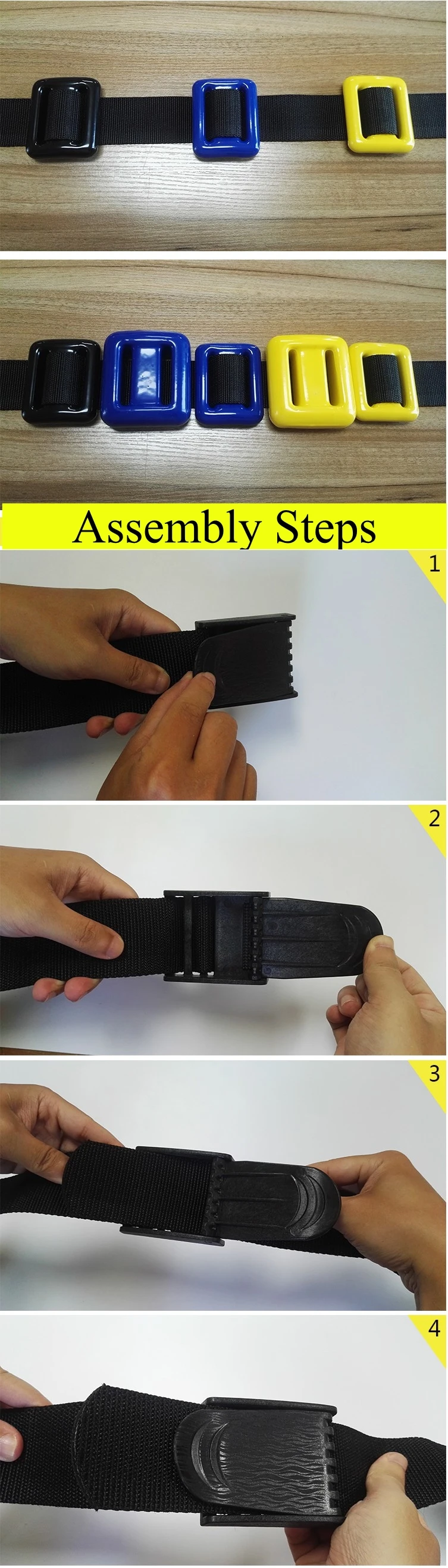 2m Strong Nylon Belt Stainless Steel Buckle Scuba Diving Weight Belt