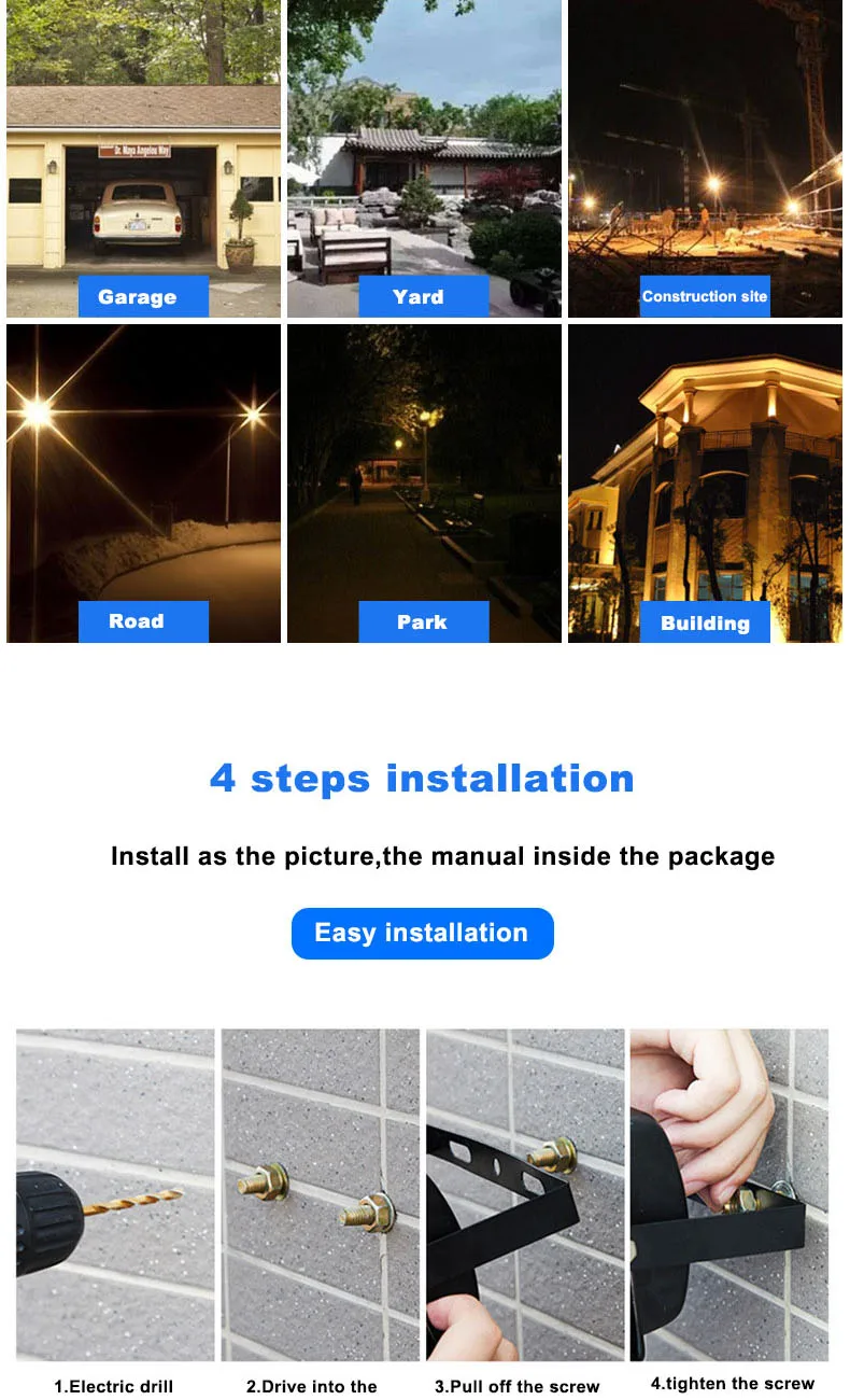 MAYBAT Garden IP65 outdoor waterproof 200w Aluminum solar led flood light price - ANKUX.COM